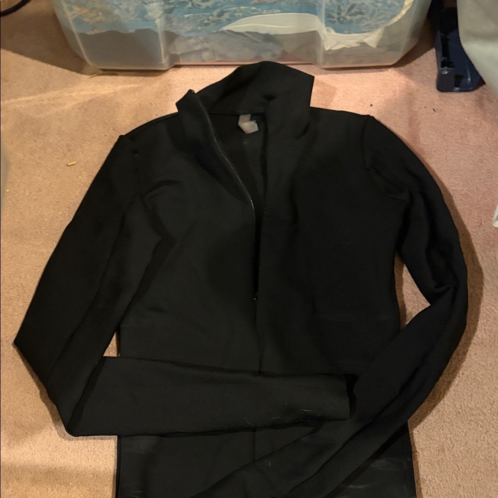 Commando Midnight Black Long Sleeve Bodysuit